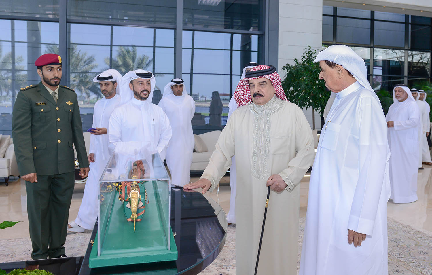 HM the King meets Ajman Ruler Bahrain News Agency